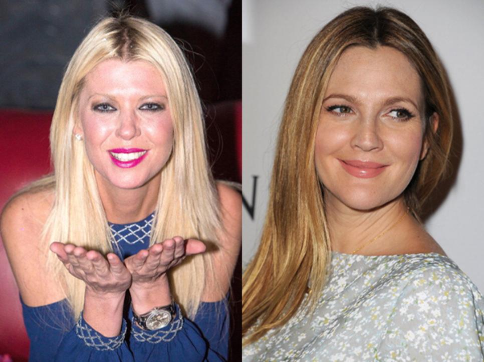 Tara Reid and Drew Barrymore