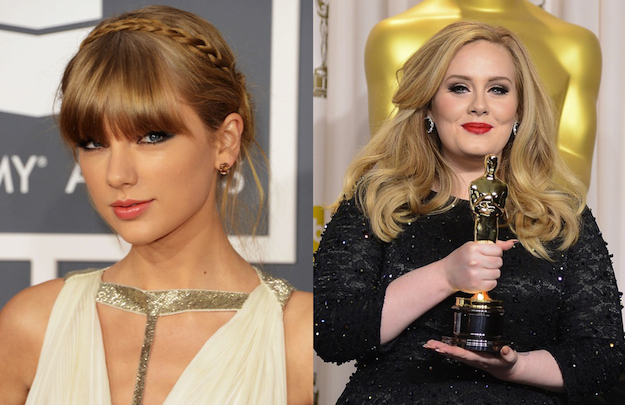 Taylor Swift is a year younger than Adele