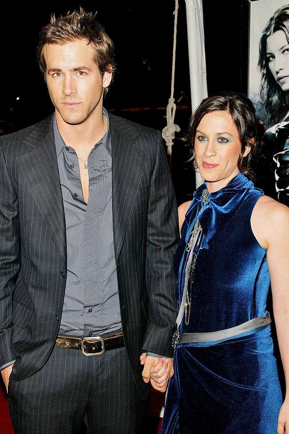 Alanis Morissette and Ryan Reynolds