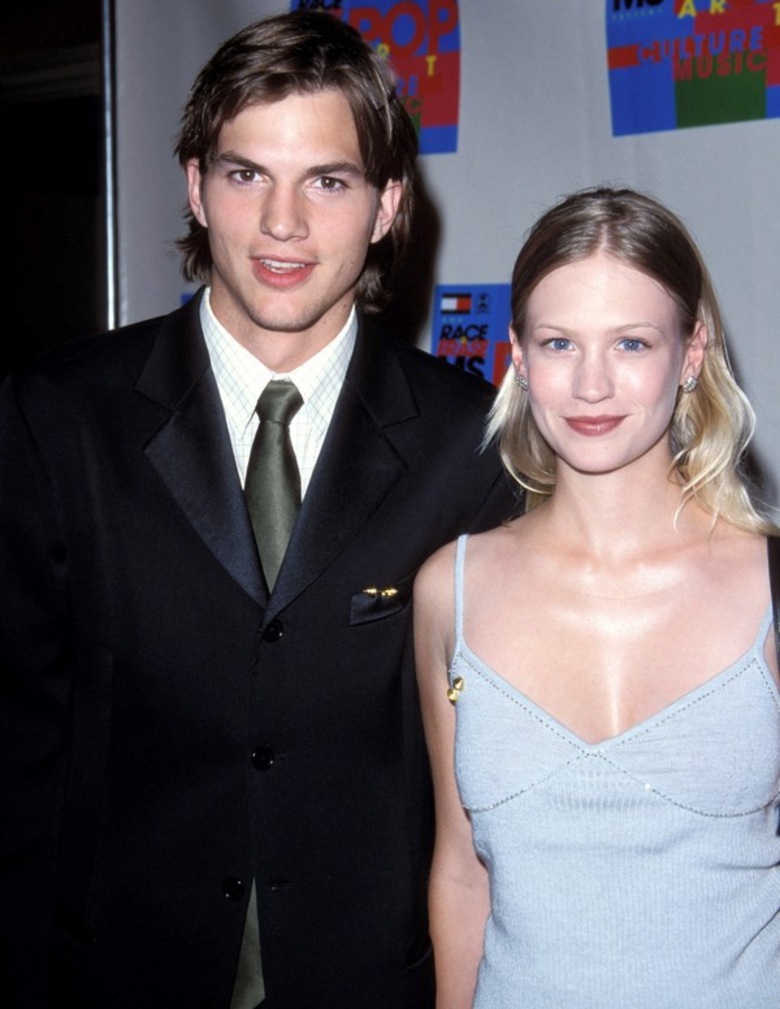 Ashton Kutcher and January Jones