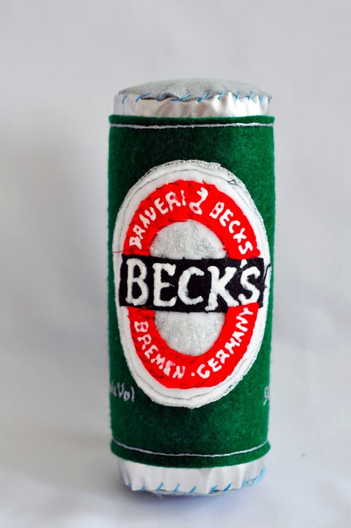 Becks Beer Made Of Felt