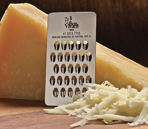 Cheese Grater Business Cards