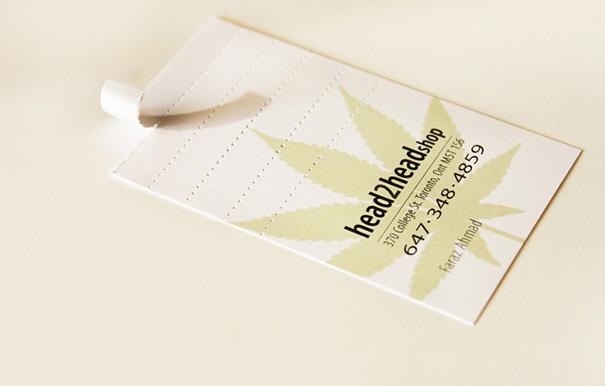 Cigarette Filter Business Card