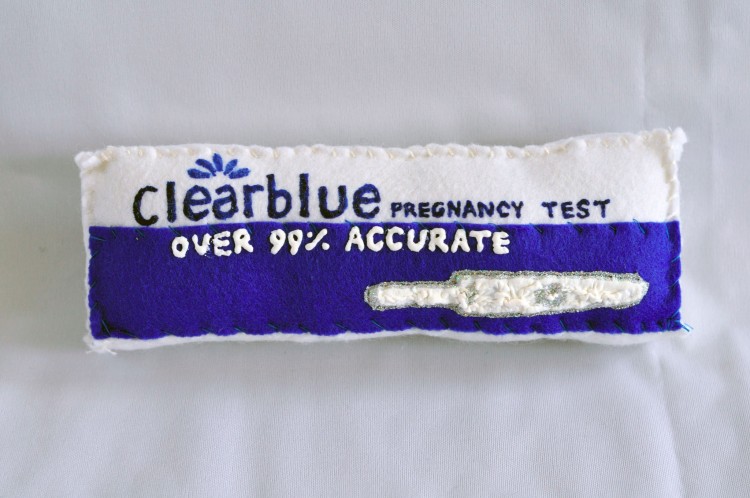 Clearblue Pregnancy Test Kit Made Of Felt