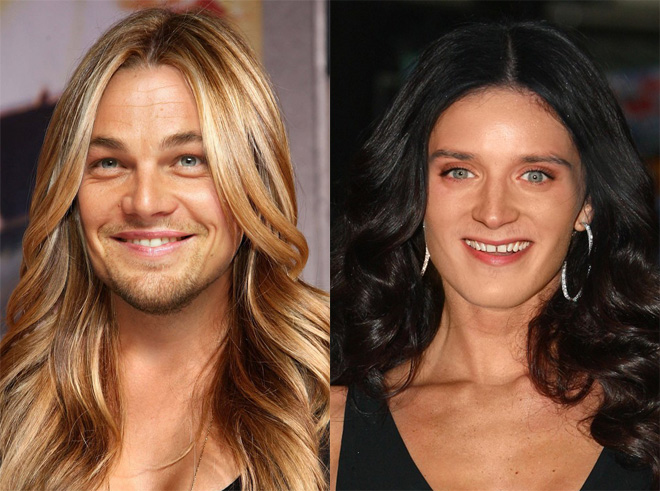 famous men who look like women