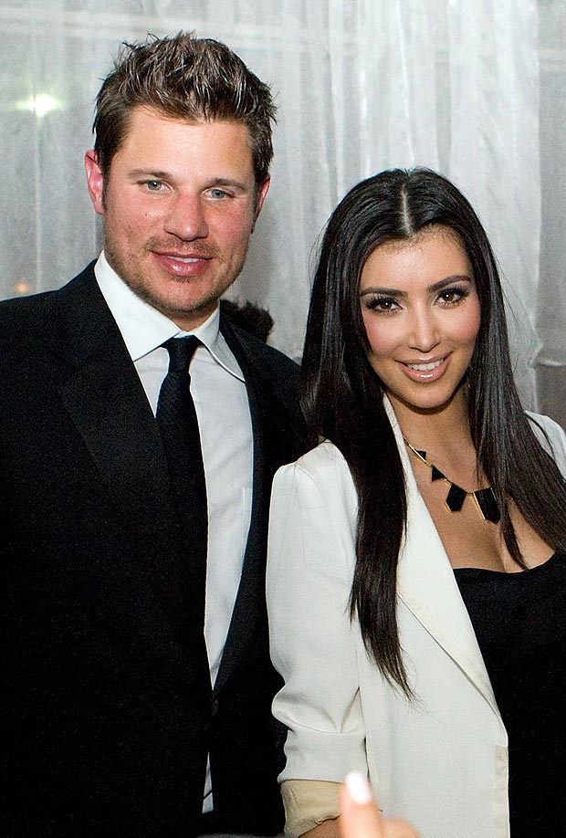 Nick Lachey and Kim Kardashian