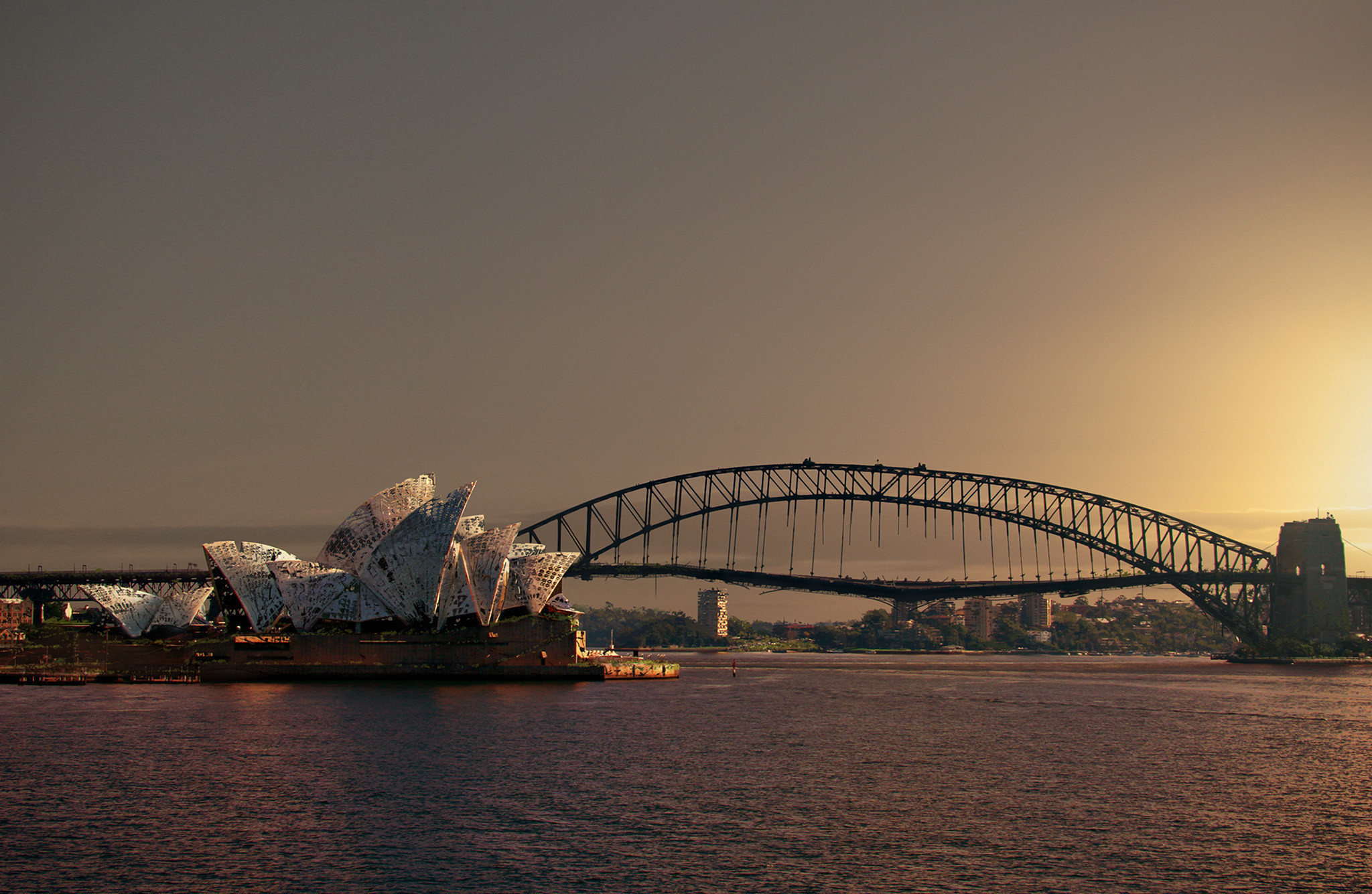 Post-Apocalyptic Sydney Opera House, Australia