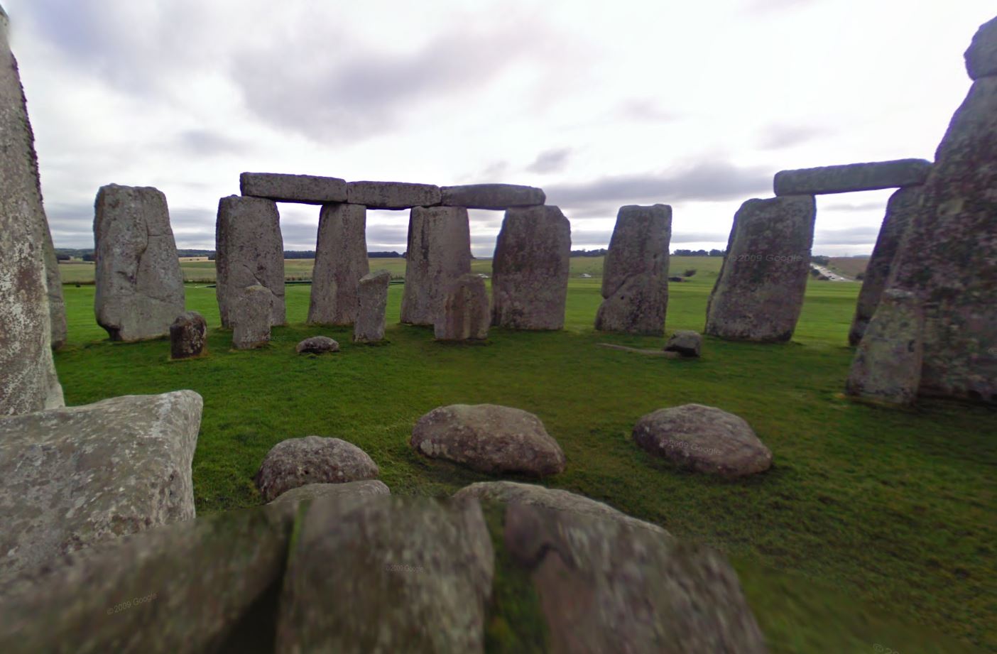 Stonehenge Google Street View