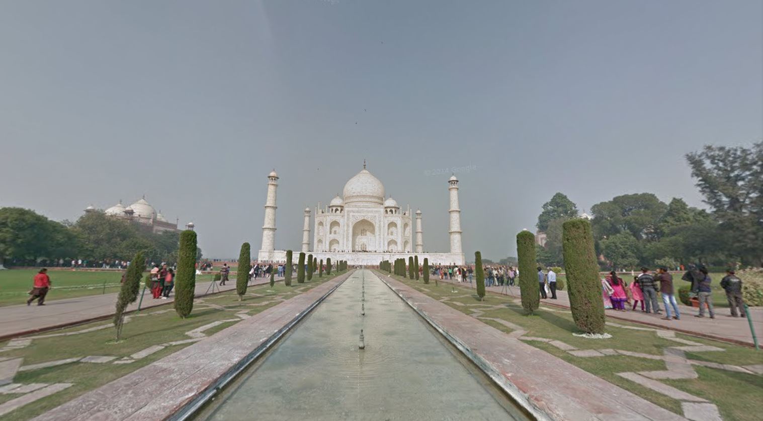 Taj Mahal Google Street View