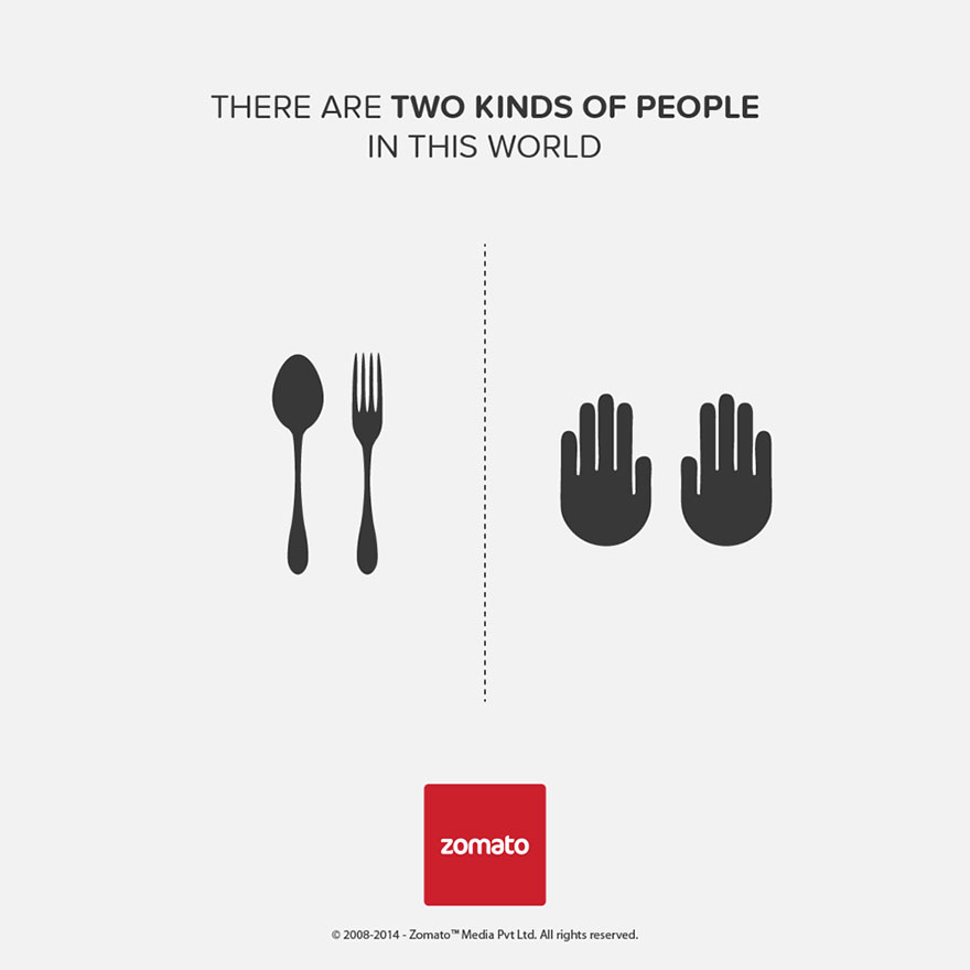 Eating With Cutlery Or Not