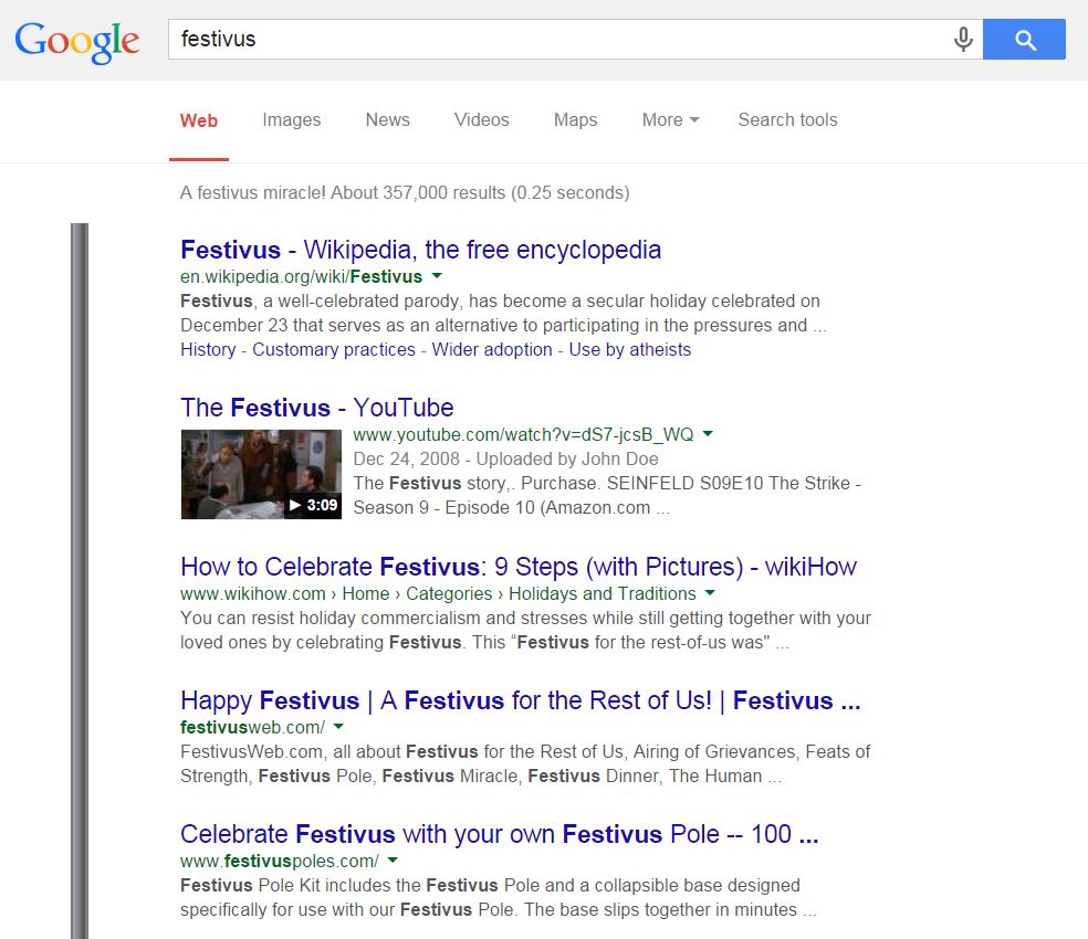 Google Festivus