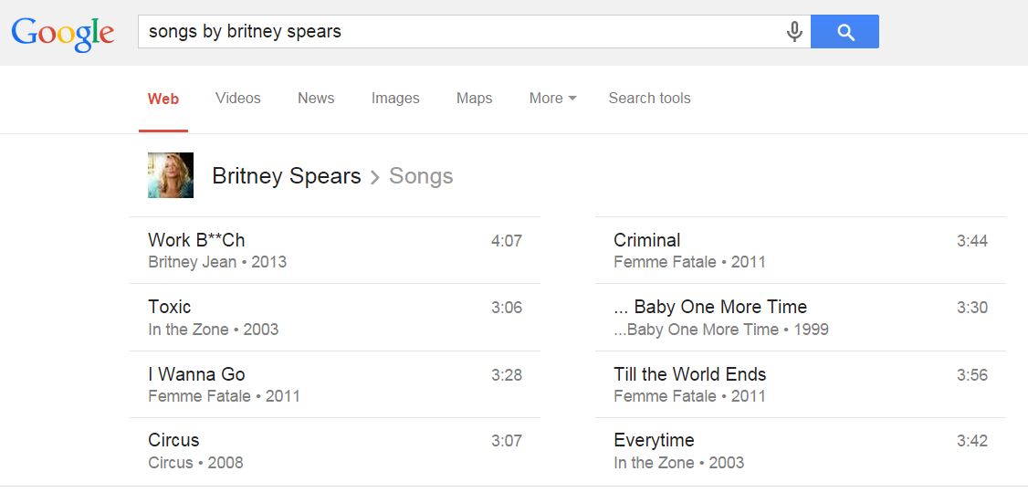 Google Songs