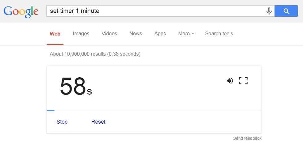 Google Stopwatch