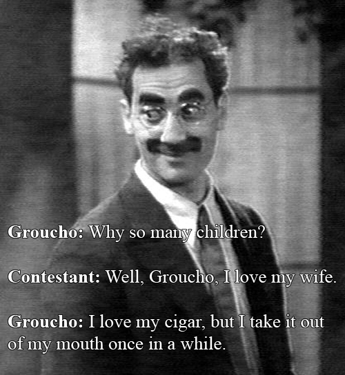 Groucho Marx vs A Contestant on “You Bet Your Life”
