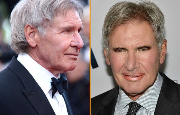 Harrison Ford Without Makeup