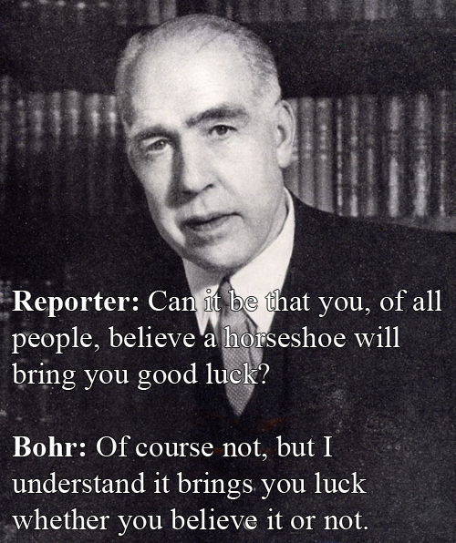 Niels Bohr vs A Reporter