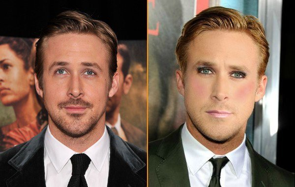 Male Celebrities Without Makeup