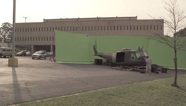 The Walking Dead Helicopter Scene Without CGI