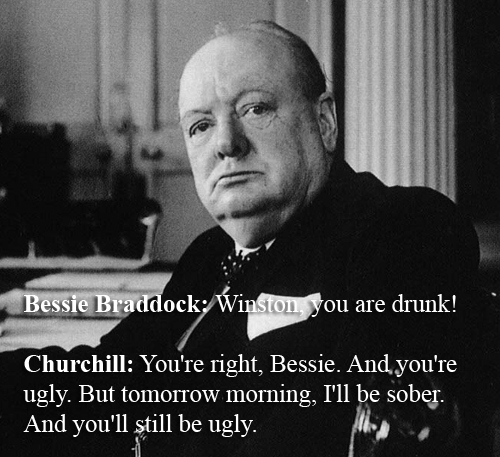 Winston Churchill vs Bessie Braddock