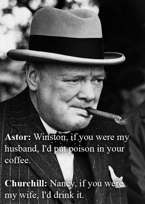 Winston Churchill vs Lady Astor