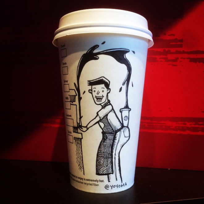 Coffee Cup Cartoon 3