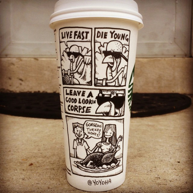 Coffee Cup Cartoon 6