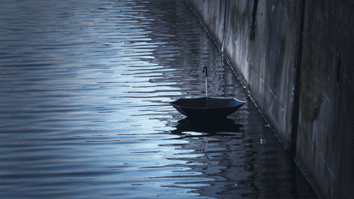 Umbrella In Water