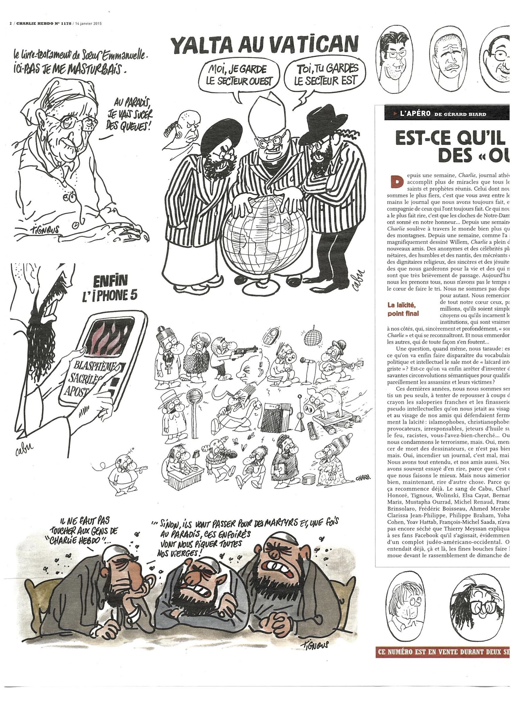 Charlie Hebdo #1178 Page 2