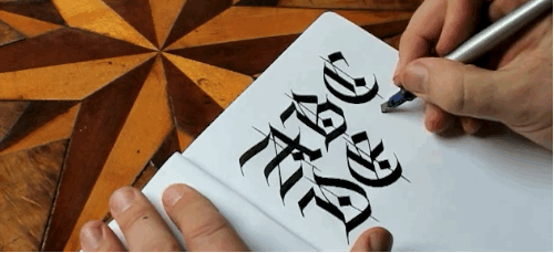 23 Amazingly Gorgeous Calligraphy GIFs To Feast Your Eyes On | Viralscape