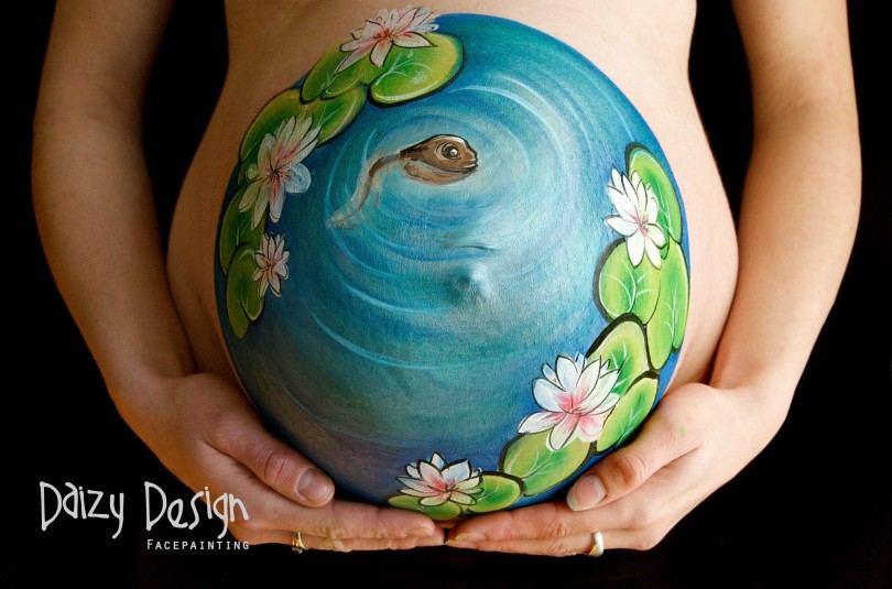 Pregnant Belly Painting 12