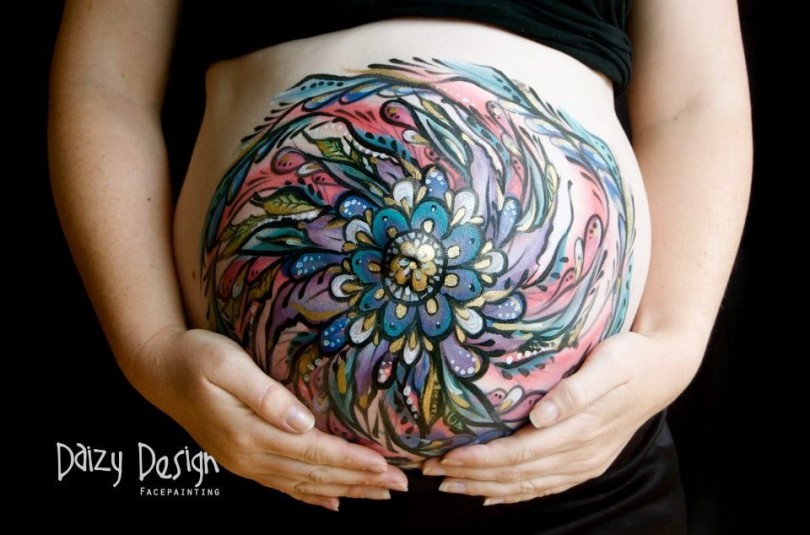 Pregnant Belly Painting 14