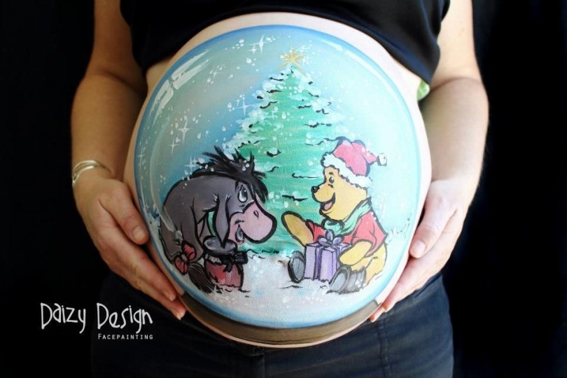 Pregnant Belly Painting 17