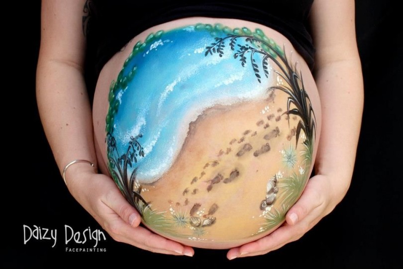 Pregnant Belly Painting 18