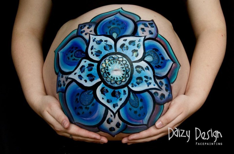 Pregnant Belly Painting 2