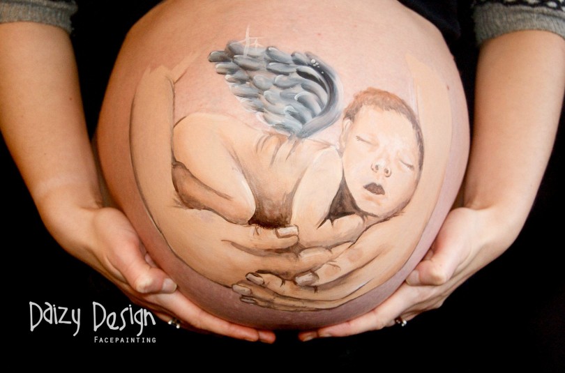 Pregnant Belly Painting 8