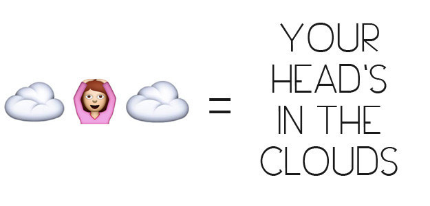 Your Head's In The Clouds Emoji