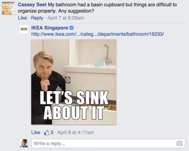 IKEA Facebook Reply 3