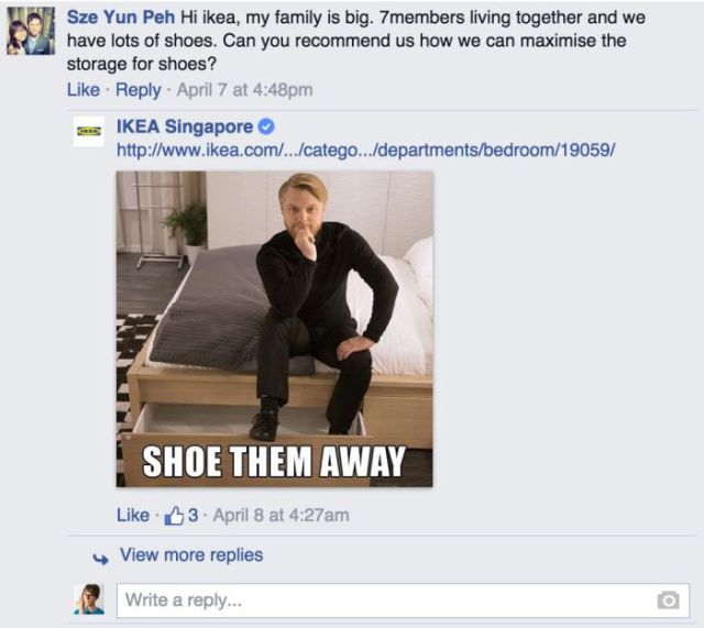 IKEA Facebook Reply 4