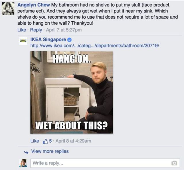 IKEA Facebook Reply 5