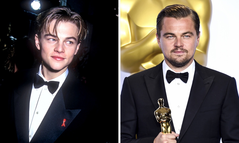 Leonardo DiCaprio 1996 and 2016